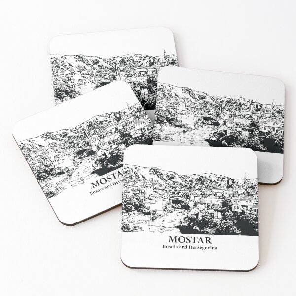 Item preview, Mostar - Bosnia and Herzegovina designed and sold by Lakeric Cityscapes.