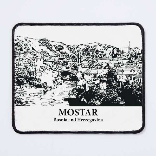 Item preview, Mostar - Bosnia and Herzegovina designed and sold by Lakeric Cityscapes.