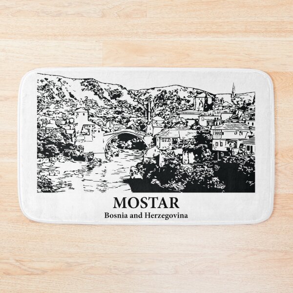 Item preview, Mostar - Bosnia and Herzegovina designed and sold by Lakeric Cityscapes.