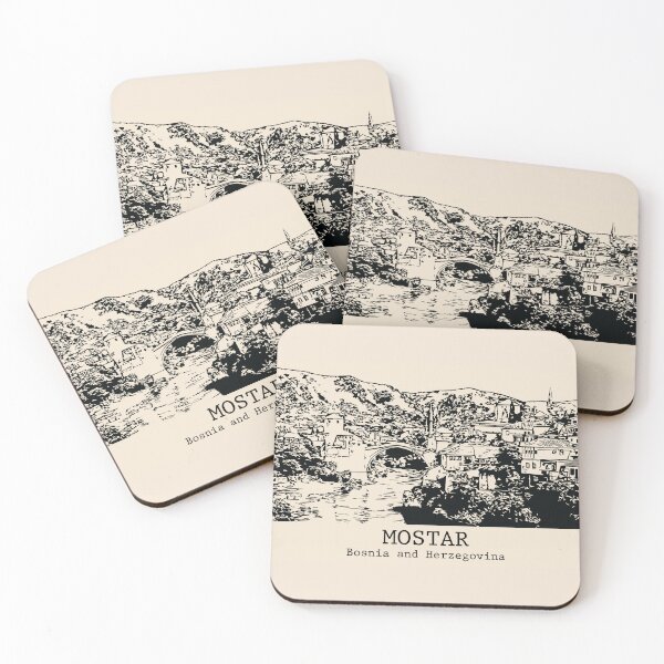 Item preview, Mostar - Bosnia and Herzegovina designed and sold by Lakeric Cityscapes.