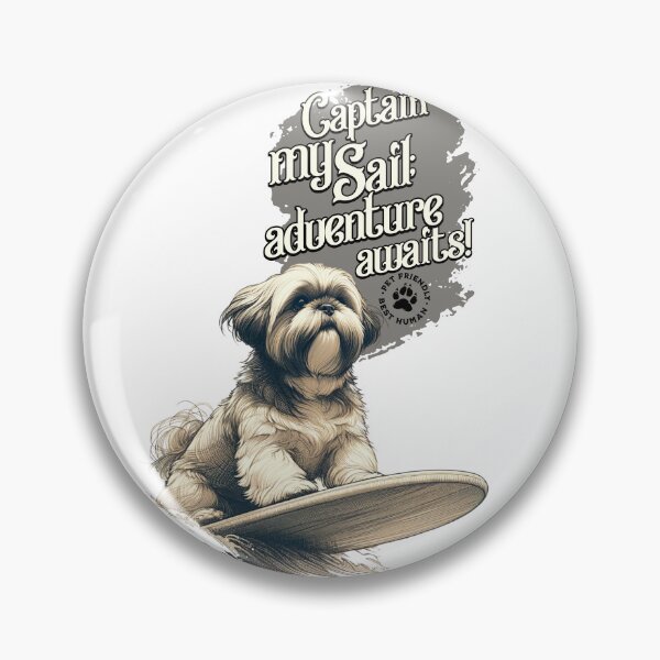 Item preview, Shih Tsu On Surfboard designed and sold by WickerStudio.