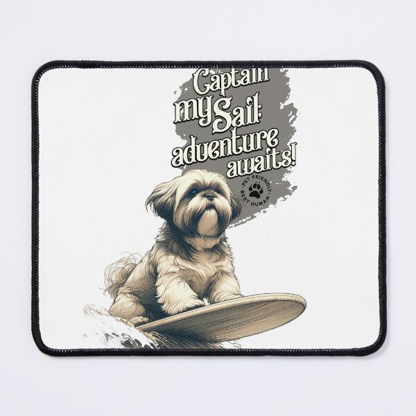Item preview, Shih Tsu On Surfboard designed and sold by WickerStudio.