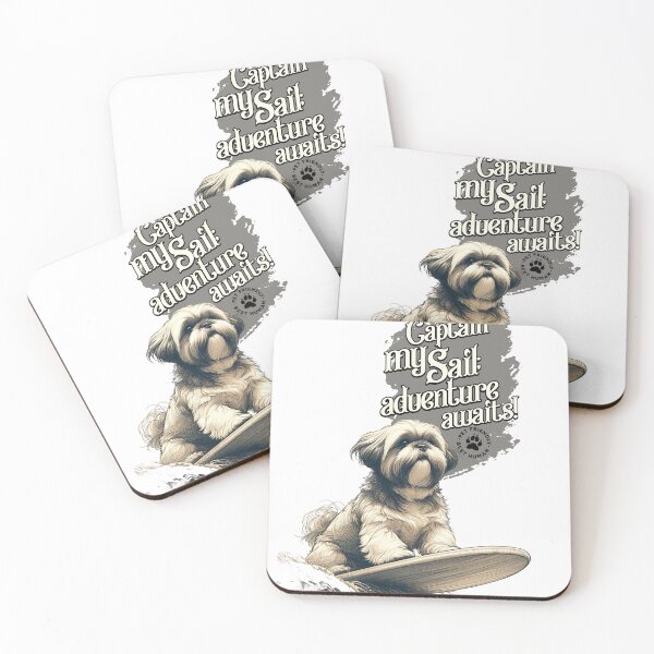 Item preview, Shih Tsu On Surfboard designed and sold by WickerStudio.