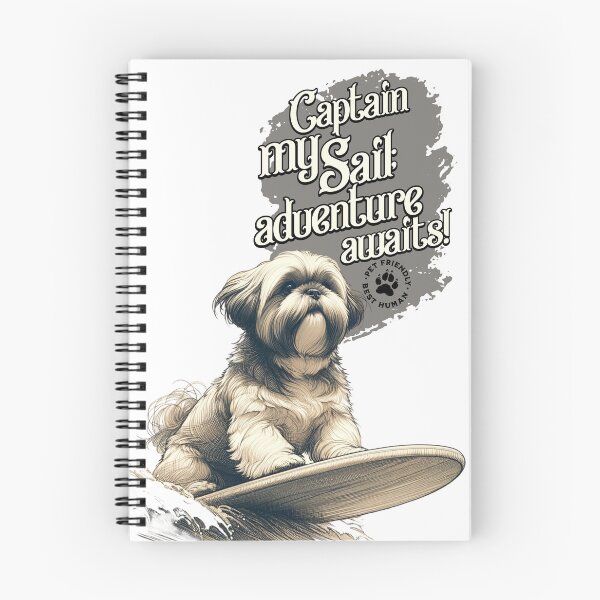 Item preview, Shih Tsu On Surfboard designed and sold by WickerStudio.