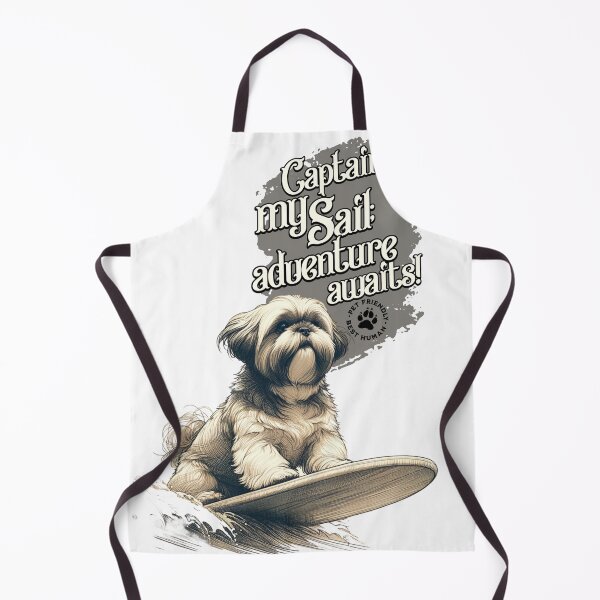 Item preview, Shih Tsu On Surfboard designed and sold by WickerStudio.