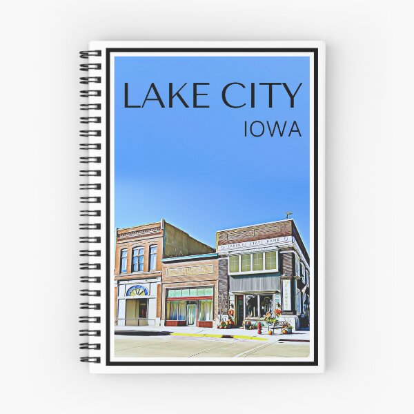 Item preview, Lake City Iowa Center Street designed and sold by MsKatieCreations.