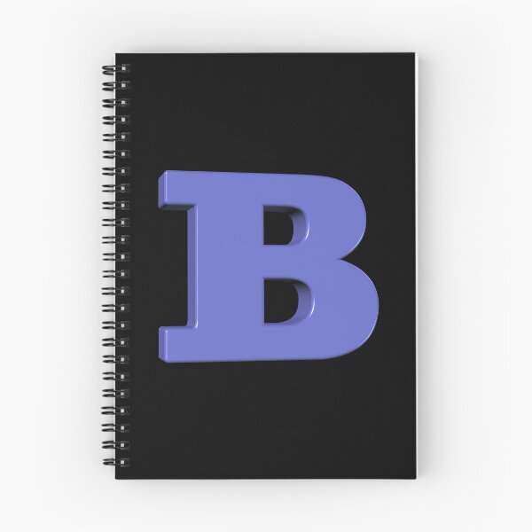 Item preview, The Letter B Dimensional Lavender on Black designed and sold by Art in My Loft.