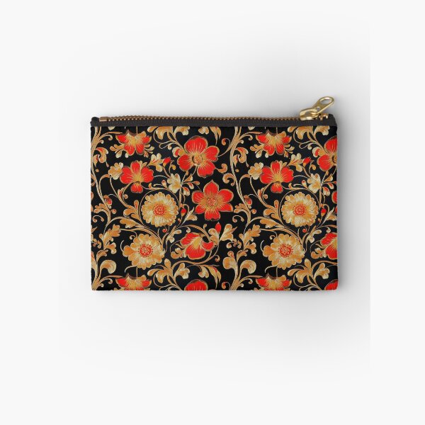 Item preview, Floral gold and red 4 designed and sold by vialgames.