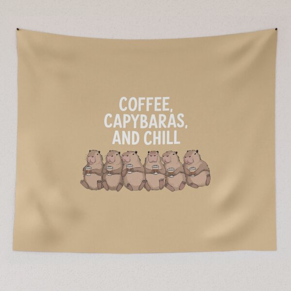 Item preview, Coffee Capybaras and Chill designed and sold by Situstshirts.