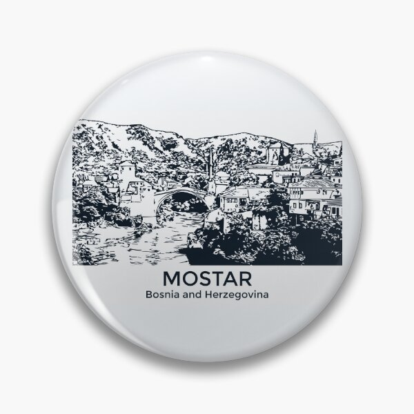 Item preview, Mostar - Bosnia and Herzegovina designed and sold by Lakeric Cityscapes.