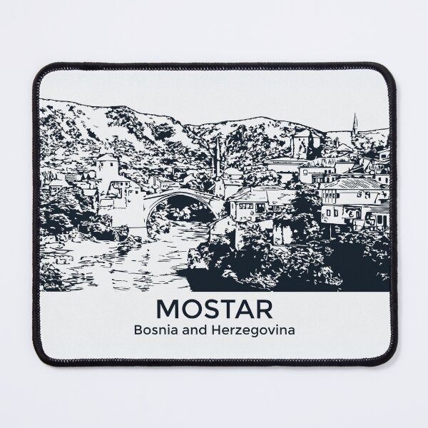 Item preview, Mostar - Bosnia and Herzegovina designed and sold by Lakeric Cityscapes.