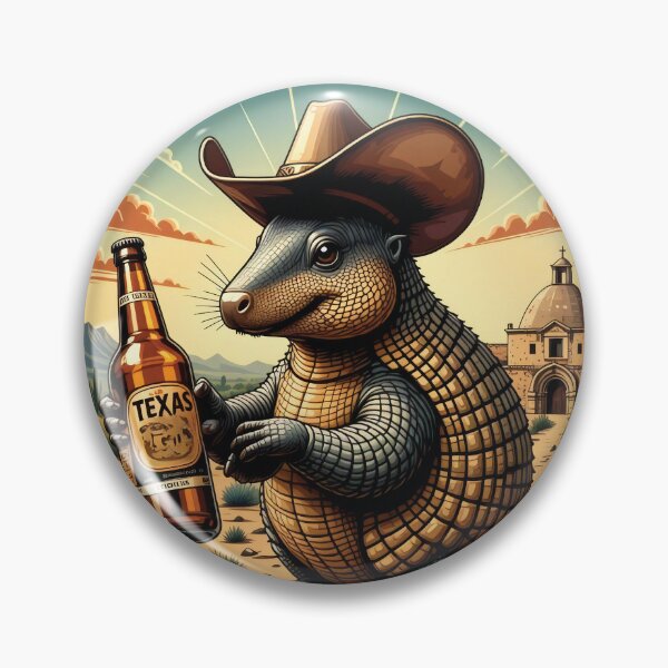 Item preview, Texas Armadillo, armadillo, Texas, Beer, Cowboy, Western, God Bless Texas,  designed and sold by SavageLegion.