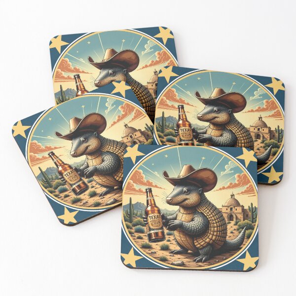 Item preview, Texas Armadillo, armadillo, Texas, Beer, Cowboy, Western, God Bless Texas,  designed and sold by SavageLegion.