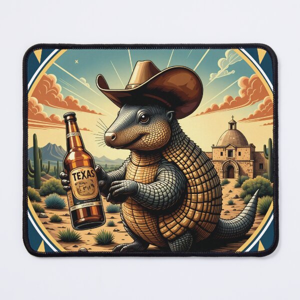 Item preview, Texas Armadillo, armadillo, Texas, Beer, Cowboy, Western, God Bless Texas, designed and sold by SavageLegion.