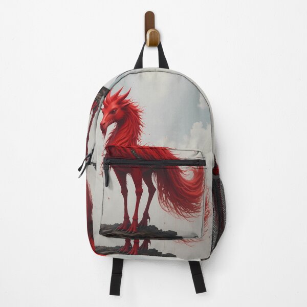 Item preview, Red Creature God Colors Textures Art Contemporary Design designed and sold by ART ATTACK ZONE.