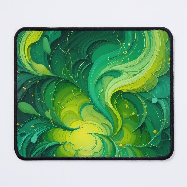 Item preview, Green Abstract Colors Textures Art Contemporary Design designed and sold by ART ATTACK ZONE.
