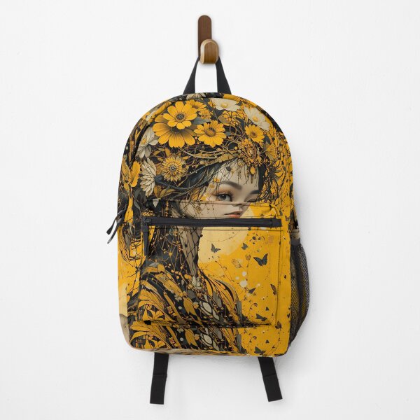 Item preview, Yellow Woman Abstract Colors Textures Art Contemporary Design designed and sold by ART ATTACK ZONE.