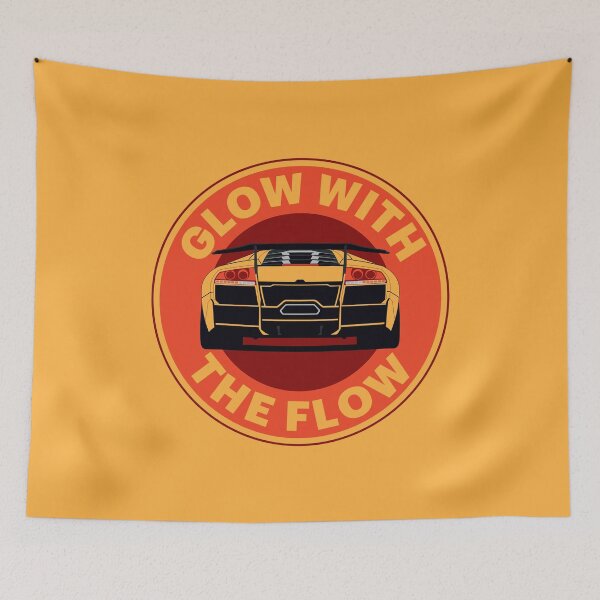 Item preview, Yellow Murciélago: Glow With The Flow designed and sold by UPPrints.