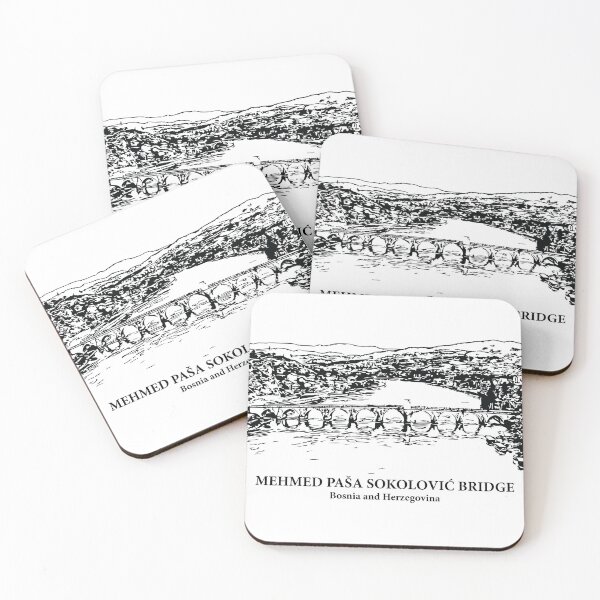 Item preview, Mehmed Paša Sokolović Bridge - Bosnia and Herzegovina designed and sold by Lakeric Cityscapes.