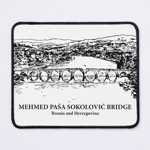 Item preview, Mehmed Paša Sokolović Bridge - Bosnia and Herzegovina designed and sold by Lakeric Cityscapes.