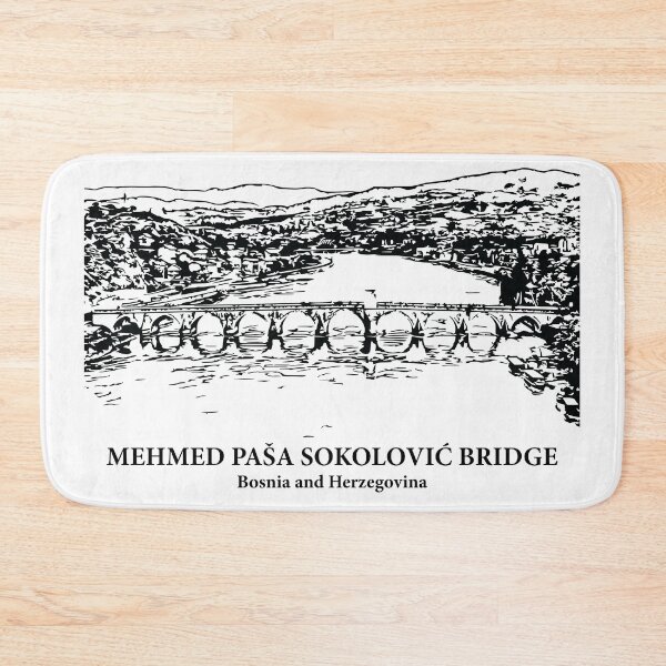 Item preview, Mehmed Paša Sokolović Bridge - Bosnia and Herzegovina designed and sold by Lakeric Cityscapes.