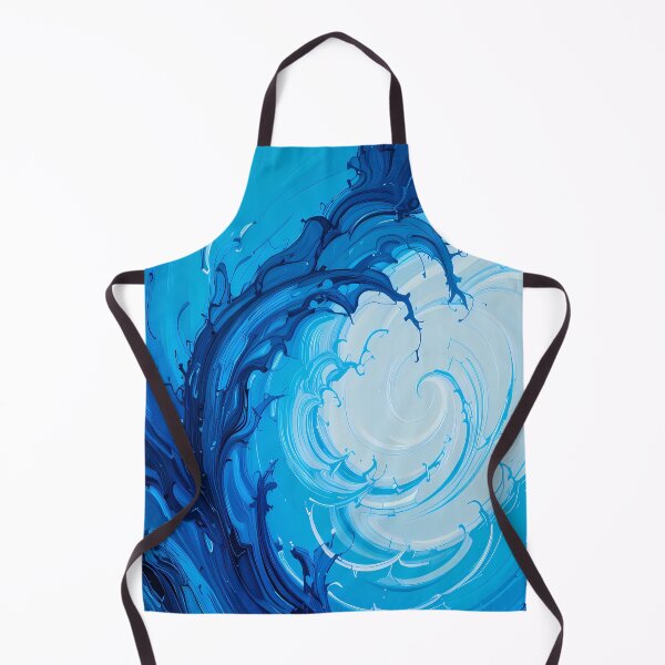 Item preview, Blue Wave Abstract Colors Textures Art Contemporary Design designed and sold by ART ATTACK ZONE.