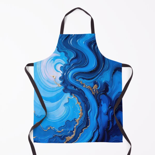 Item preview, Surreal Blue Colors Textures Art Contemporary Design designed and sold by ART ATTACK ZONE.