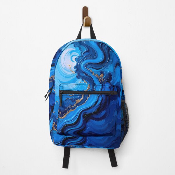 Item preview, Surreal Blue Colors Textures Art Contemporary Design designed and sold by ART ATTACK ZONE.