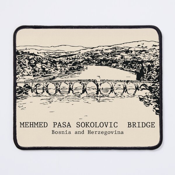 Item preview, Mehmed Paša Sokolović Bridge - Bosnia and Herzegovina designed and sold by Lakeric Cityscapes.