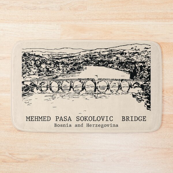 Item preview, Mehmed Paša Sokolović Bridge - Bosnia and Herzegovina designed and sold by Lakeric Cityscapes.