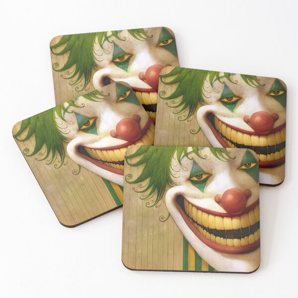 Item preview, Creepy Clown Face: A Sinister Grin designed and sold by Shoot-The-Moon.