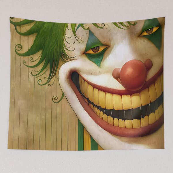 Item preview, Creepy Clown Face: A Sinister Grin designed and sold by Shoot-The-Moon.