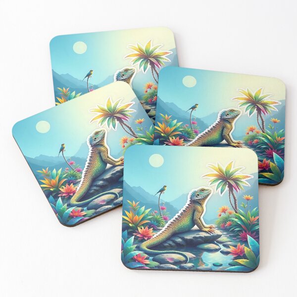 Item preview, Serene Lizard Oasis designed and sold by artistspark.