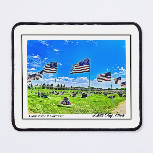 Item preview, Cementerio de Lake City, Iowa, en el Día de los Caídos designed and sold by MsKatieCreations.