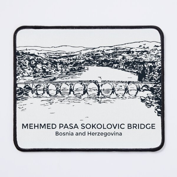 Item preview, Mehmed Paša Sokolović Bridge - Bosnia and Herzegovina designed and sold by Lakeric Cityscapes.