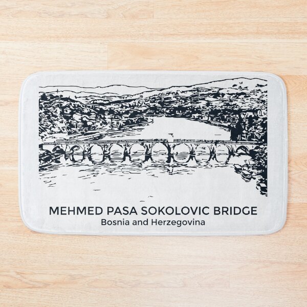 Item preview, Mehmed Paša Sokolović Bridge - Bosnia and Herzegovina designed and sold by Lakeric Cityscapes.