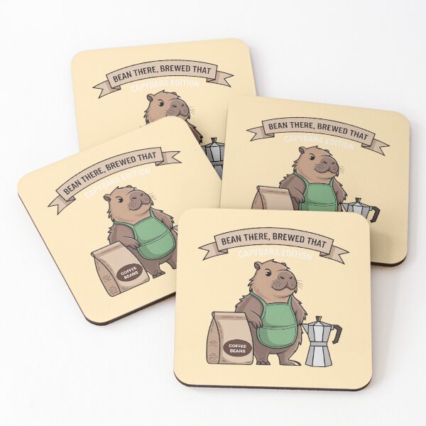 Item preview, Bean There Brewed That Capybara Edition designed and sold by Situstshirts.