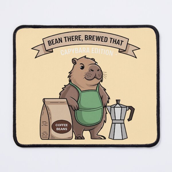 Item preview, Bean There Brewed That Capybara Edition designed and sold by Situstshirts.