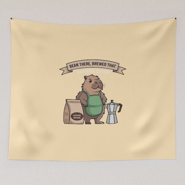 Item preview, Bean There Brewed That Capybara Edition designed and sold by Situstshirts.
