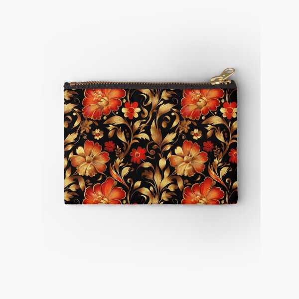 Item preview, Floral gold and red 5 designed and sold by vialgames.