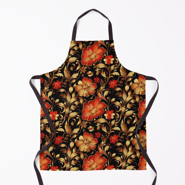 Item preview, Floral gold and red 5 designed and sold by vialgames.