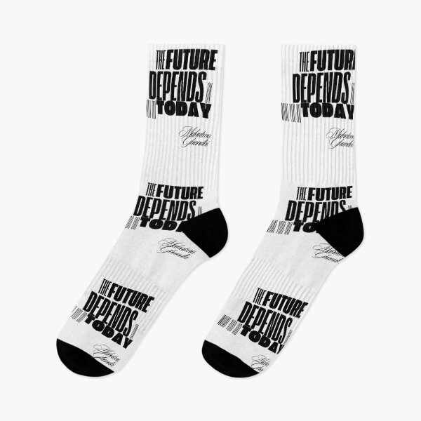 Item preview, The Future Depends On What You Do Today - Mahatma Ghandi -Texted  designed and sold by IManifestArt.