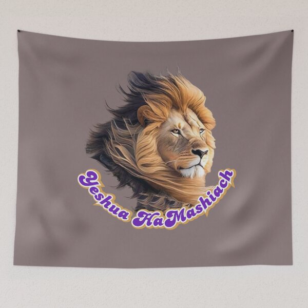 Item preview, Yeshua HaMashiach (purple) designed and sold by Tripp Art Studio.