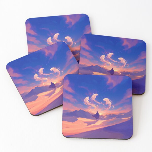 Item preview, Three Sand Spirits in Desert on Starry Night designed and sold by Christian Weiss.
