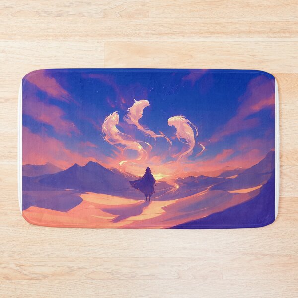 Item preview, Three Sand Spirits in Desert on Starry Night designed and sold by Christian Weiss.
