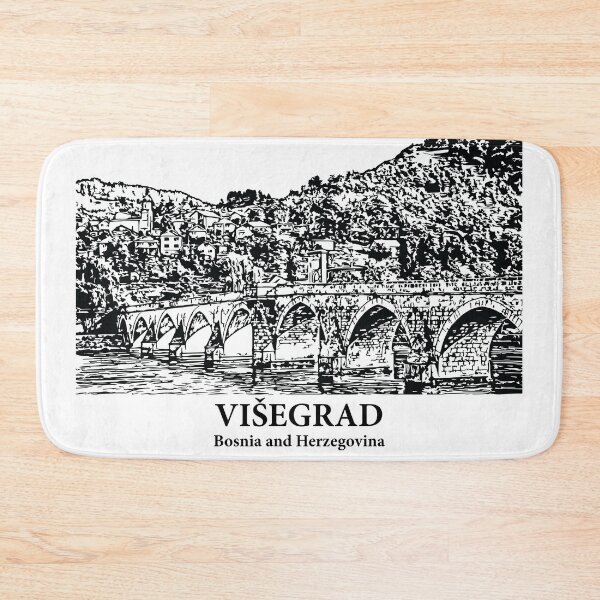 Item preview, Višegrad - Bosnia and Herzegovina designed and sold by Lakeric Cityscapes.