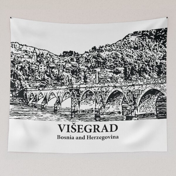 Item preview, Višegrad - Bosnia and Herzegovina designed and sold by Lakeric Cityscapes.