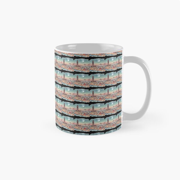 Item preview, Nagasaki Night View in 3D Sketch - Stunning Scenic Highlights,   designed and sold by PaintMeWorld.