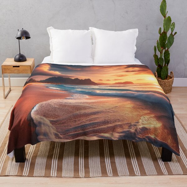 Item preview, Golden Serenity: Sunset Over a Tranquil Seaside Paradise designed and sold by Jacksonso.