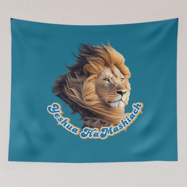 Item preview, Yeshua HaMashiach (teal) designed and sold by Tripp Art Studio.